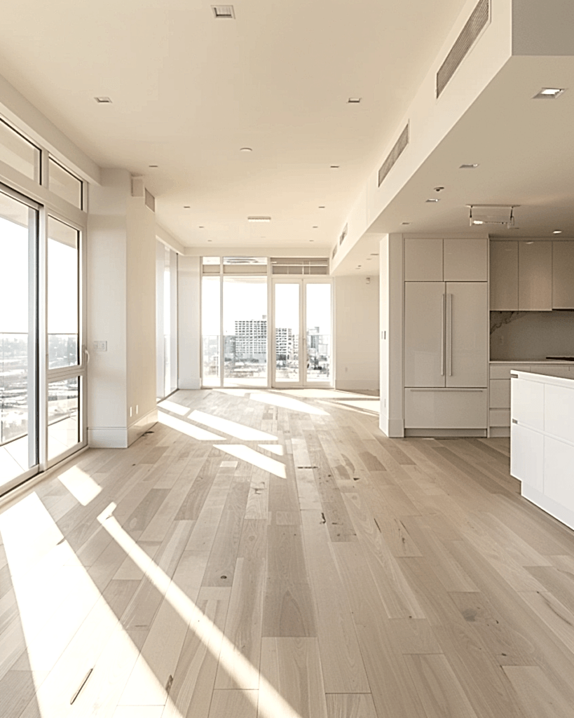 empty apartment after professional move out cleaning in Los Angeles